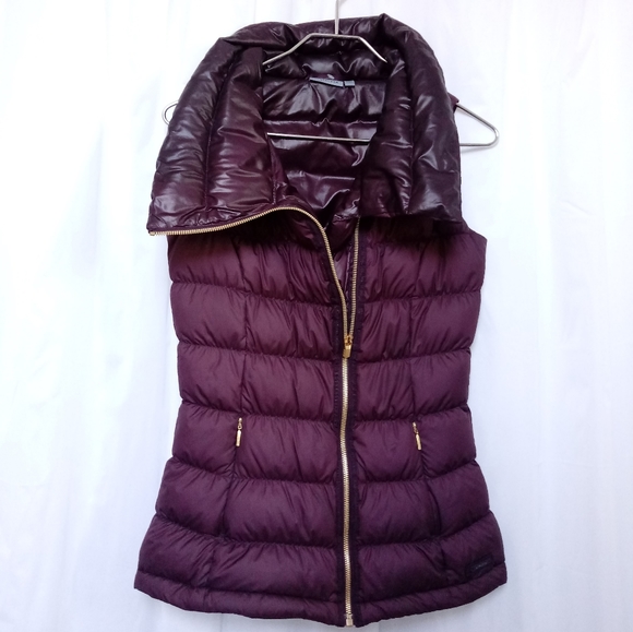 Athleta Downabout Asymmetrical Zip Puffer Down Vest XXS - Picture 4 of 11